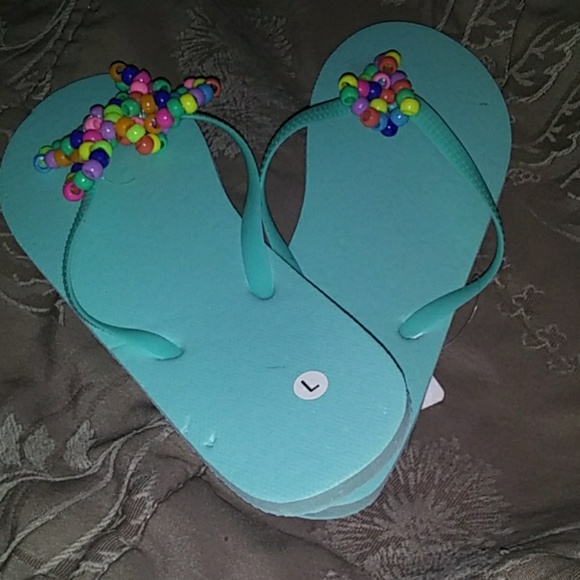 Shoes - Flops with beads